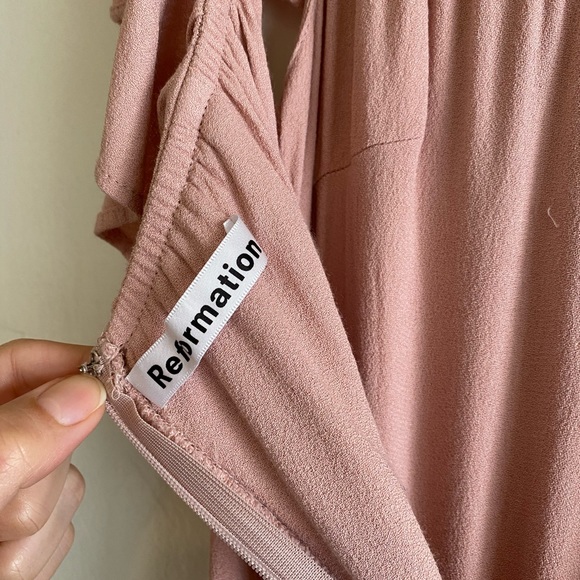 Reformation Blush Verbena Dress - Picture 10 of 11